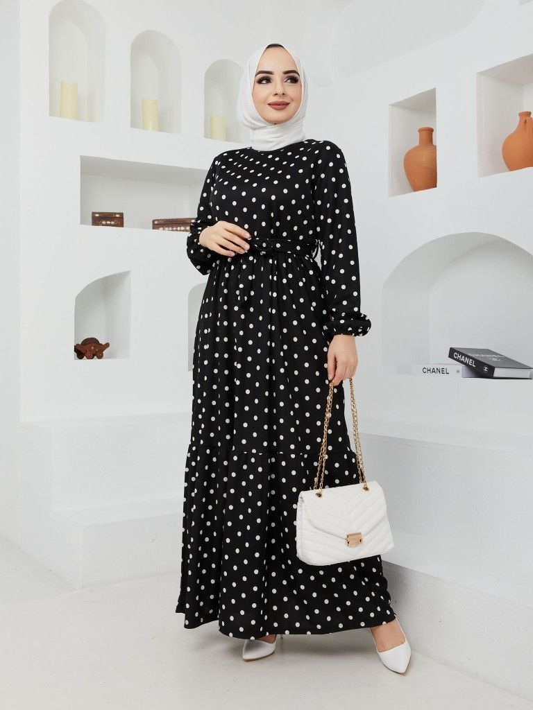 polka dot hidjab